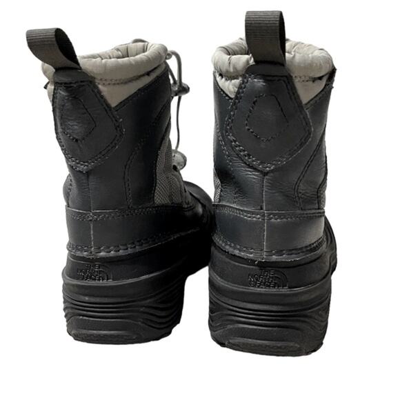 The North Face Alpenglow IV Snow Boots THERMAFELT Black Youth Size 13 - Picture 7 of 9